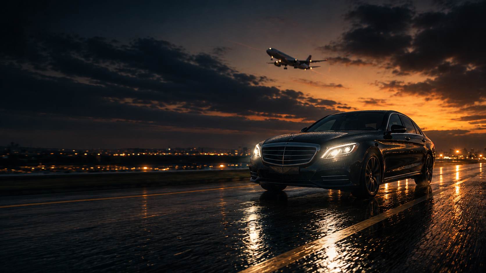 Mercedes-Benz C220 W205 wykorzystywany do przewozu osób przez AutoKris