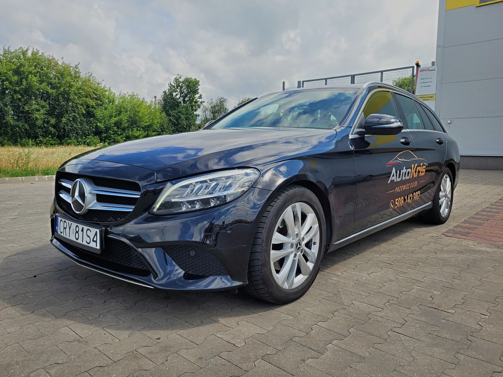Mercedes-Benz C220 W205 - widok lewy przód